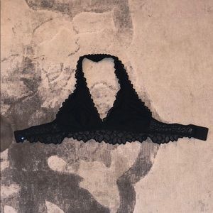 PINK VS black lace bralette bandeau Medium/Large